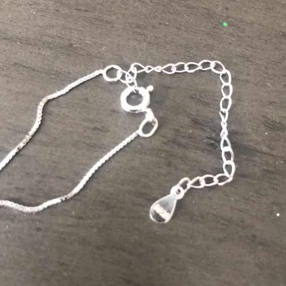 New .925 Sterling with Platinum Overlay Necklace - Picture 5 of 5